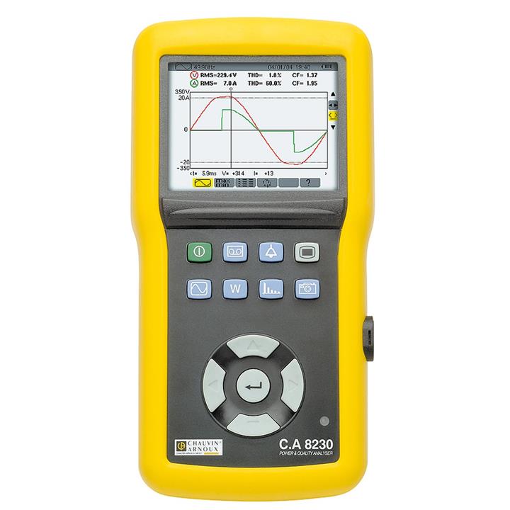 پاور آنالایزر تک فاز کاوین آرنوکس مدل CA8230 Chauvin Arnoux CA8230 Power and Energy Quality Analyser